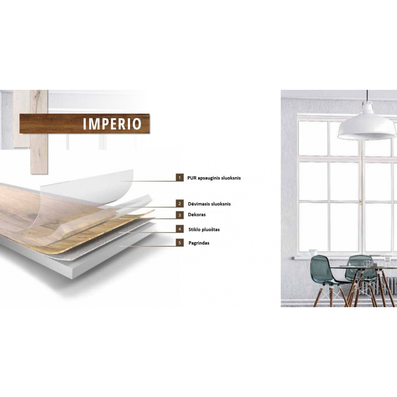 Faneruota medinė grindjuostė Boen Ąžuolas White 16*58 MM