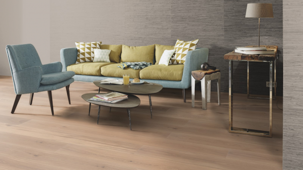 Trisluoksnė parketlentė Boen Castle Ąžuolas White Animoso 209 MM