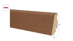 Medinė faneruota grindjuostė Haro Ąžuolas Smoked 1958 MM