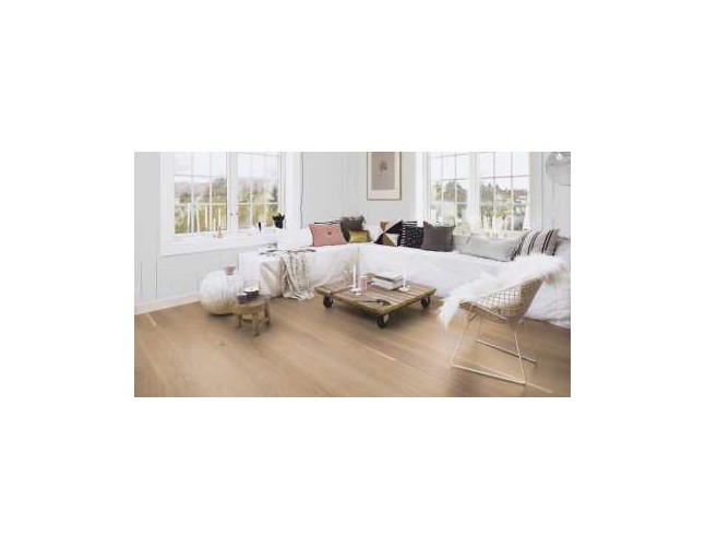 Trisluoksnė parketlentė Boen Plank Ąžuolas White Andante 181 MM