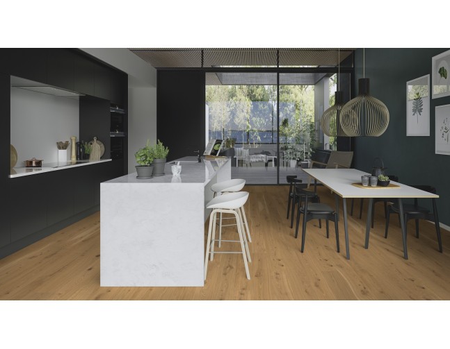 Trisluoksnė parketlentė Boen Plank Ąžuolas Authentic Vivo alyvuota 181 MM 2 rūšis