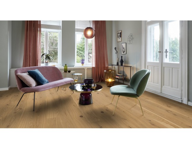 Trisluoksnė parketlentė Boen Plank Ąžuolas Authentic Vivo alyvuota 181 MM 2 rūšis