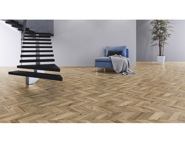 Akcija! Laminuotos grindys Kaindl Natural Touch Wide 8.0 Fishbone Ąžuolas Fortress Rochesta