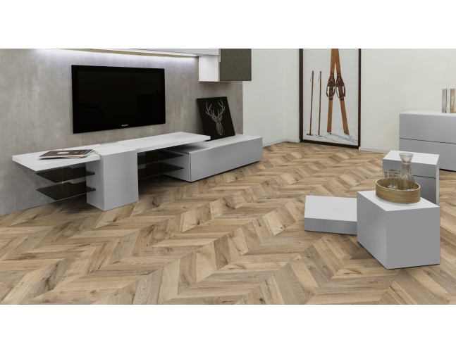 Akcija! Laminuotos grindys Kaindl Natural Touch Wide 8.0 Fishbone Ąžuolas Fortress Rochesta