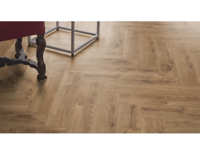 Akcija! Laminuotos grindys Kaindl Maestro Herringbone 8.0 Ąžuolas Harlech
