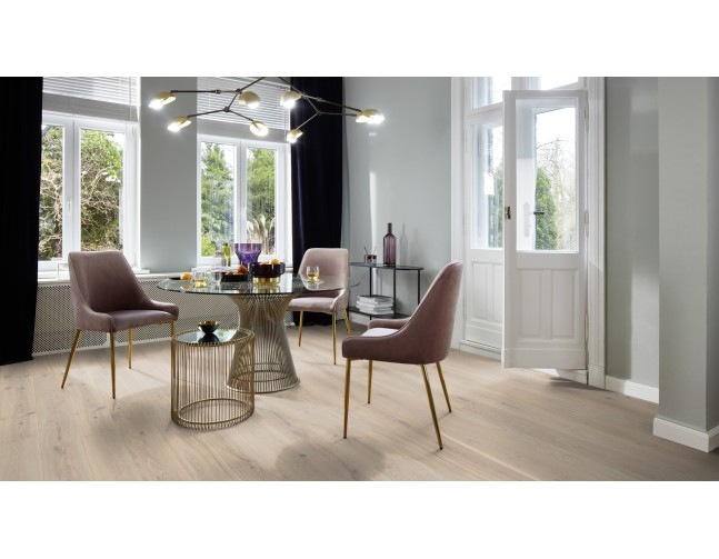 Trisluoksnė parketlentė Boen Plank Live Pure Ąžuolas Pale White Creation 181 MM
