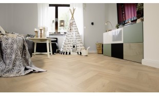 IŠPARDAVIMAS Vinilo danga Wineo 400 Wood XS Ąžuolas Plain Beige 2 MM