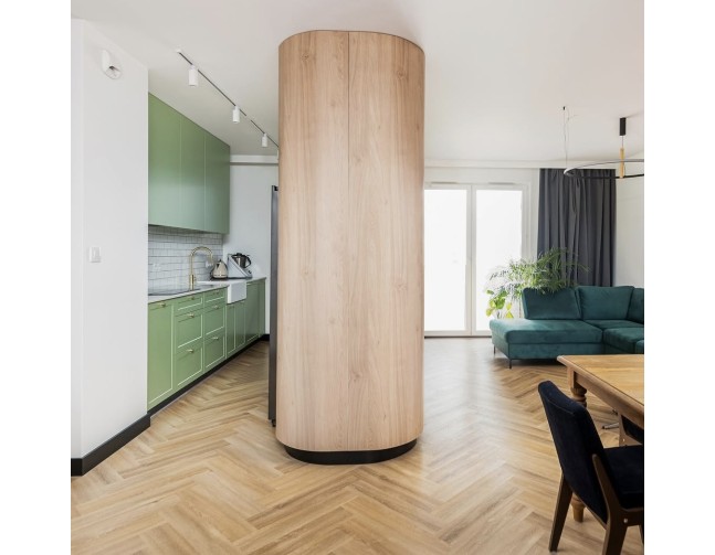 Akustinė SPC vinilinė grindų danga Nomad Flo Premium Heringbone Revenga