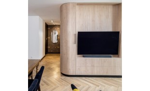 Akustinė SPC vinilinė grindų danga Nomad Flo Premium Heringbone Revenga