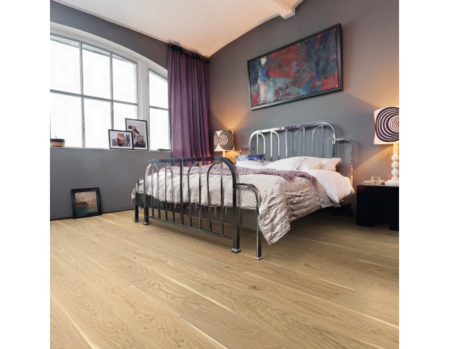 Akcija! Trisluoksnė parketlentė Haro Plank 4000 Jubilee Edition Ąžuolas Light Natural 4V