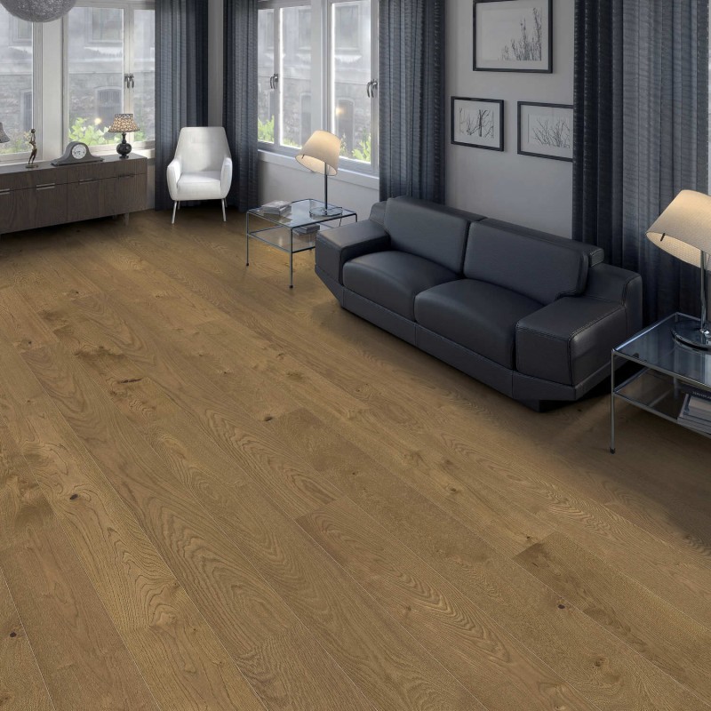 Trisluoksnė parketlentė Haro Plank 2500 Ąžuolas Vintage Brown Universal 2V