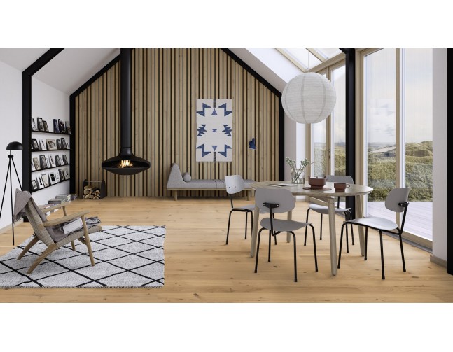 Trisluoksnė parketlentė Boen Plank Ąžuolas Authentic Vivo 138 MM