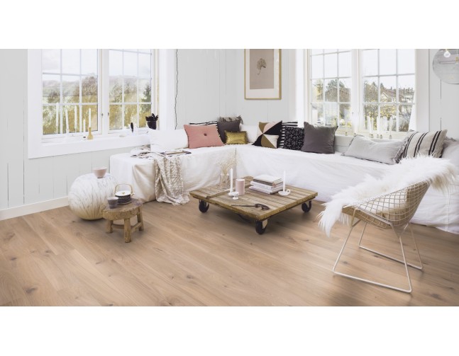 IŠPARDAVIMAS Trisluoksnė parketlentė Boen HOME Plank Ąžuolas Village White 13 mm