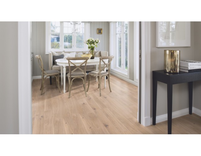 IŠPARDAVIMAS Trisluoksnė parketlentė Boen HOME Plank Ąžuolas Village White 13 mm