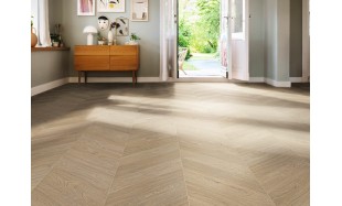 Akcija! Laminuotos grindys Haro Tritty 200 Aqua Chevron Ąžuolas White