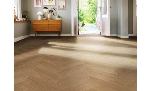 Akcija! Laminuotos grindys Haro Tritty 200 Aqua Chevron Ąžuolas Nature