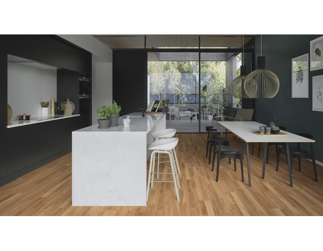 IŠPARDAVIMAS Trisluoksnė parketlentė Boen Longstrip Ąžuolas Forte