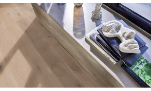 IŠPARDAVIMAS Trisluoksnė parketlentė Boen Plank Ąžuolas White Vivo 209 MM 13,2 MM storio 2 rūšis
