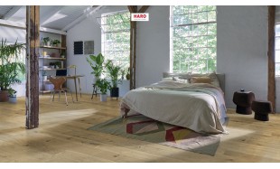 IŠPARDAVIMAS Dvisluoksnė parketlentė Haro Plank Maxim Ąžuolas Universal Economy 4V