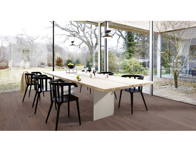 IŠPARDAVIMAS Trisluoksnė parketlentė Boen Plank Ąžuolas Rustic Basalt Mix 181 MM