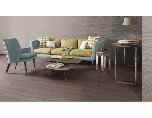 IŠPARDAVIMAS Trisluoksnė parketlentė Boen Plank Ąžuolas Rustic Basalt Mix 181 MM