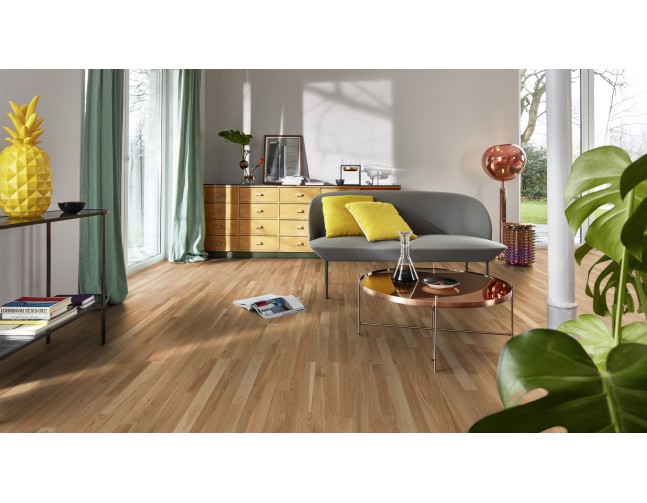 IŠPARDAVIMAS Trisluoksnė parketlentė Boen Longstrip Ąžuolas Forte