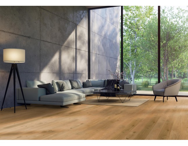 Akcija! Trisluoksnė parketlentė Haro Plank 4000 Ąžuolas Elegant Natural 4V 1750