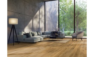 Trisluoksnė lakuota parketlentė Haro Plank Ąžuolas Universal Natural Brushed Economy