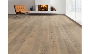 Trisluoksnė parketlentė 2500 Haro Plank Ąžuolas Tobacco Grey Sauvage Retro Economy