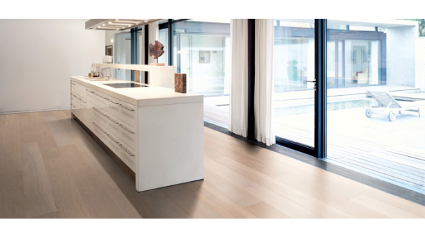 Trisluoksnė parketlentė Boen Stonewashed Castle Ąžuolas Pearl