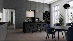 Trisluoksnė parketlentė Boen Stonewashed Castle Ąžuolas Grey