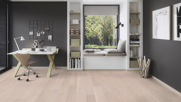 Trisluoksnė parketlentė Boen Stonewashed Castle Ąžuolas Pearl