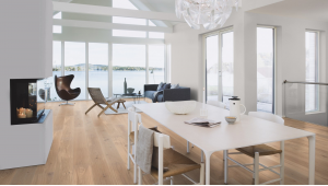 Trisluoksnė parketlentė Boen Castle Ąžuolas White Animoso 209