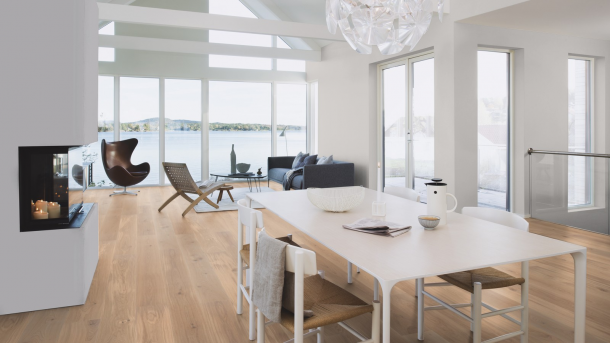 Trisluoksnė parketlentė Boen Castle Ąžuolas White Animoso 209