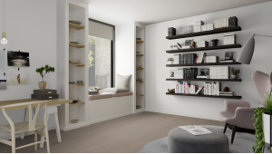 Trisluoksnė parketlentė Boen Castle Live Pure Ąžuolas Horizon