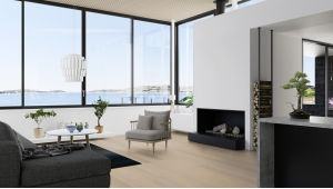 Trisluoksnė parketlentė Boen Castle Live Pure Ąžuolas Warm