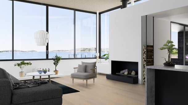 Trisluoksnė parketlentė Boen Castle Live Pure Ąžuolas Warm