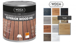 Alyva terasoms Woca Exterior Oil Teak, 0,75 L nuotrauka