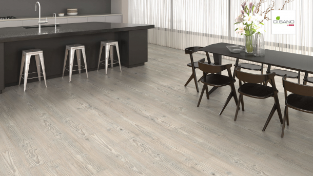 Trisluoksnis parketas Boen Herringbone Click 14mm Ąžuolas Adagio White 2 rūšis