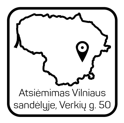 Atsiėmimas Vilniaus sandėlyje – Verkių g. 50, Vilnius